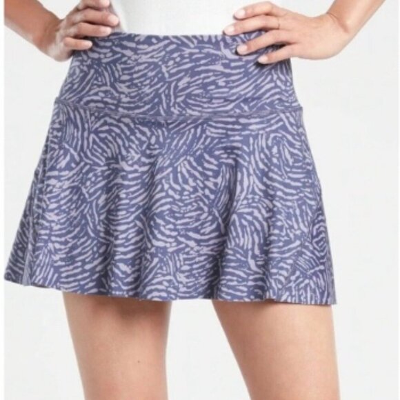 Athleta Pants - Athleta Lavender and Purple Ace Printed Tennis Skort (Women's Medium)